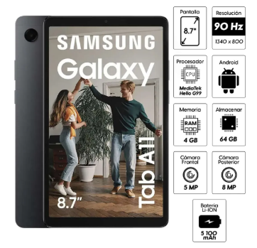 Tablet Samsung Galaxy Tab A11 8.7 64gb 4gb Ram Gris Gris