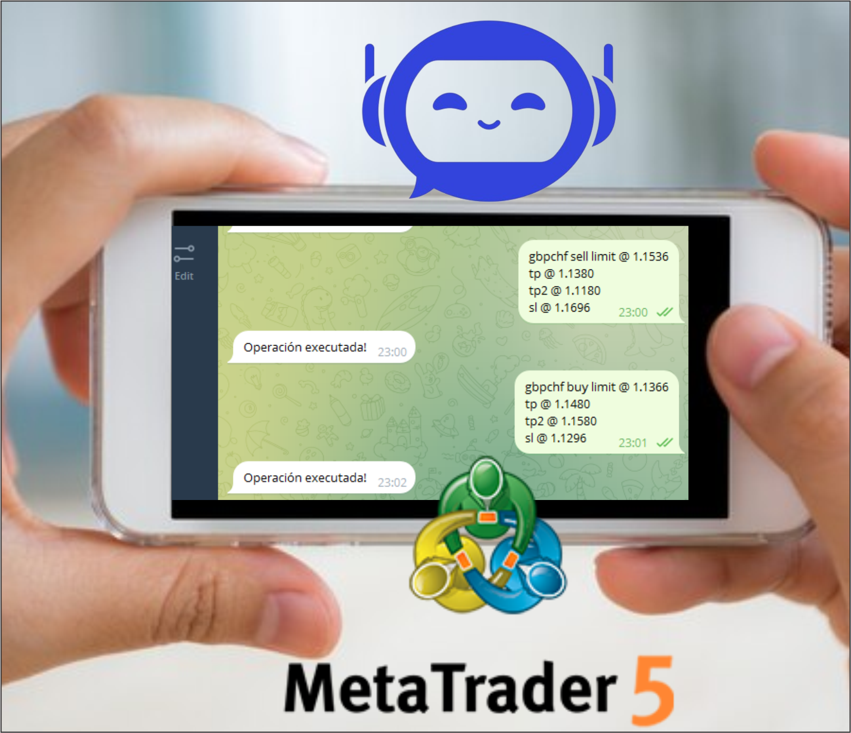 Robot para ejecutar señales vía Telegram